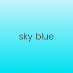 Sky blue